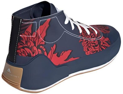 Stella McCartney x adidas Treino Mid Printed 帆布 花卉 運動 中筒 跑步鞋 女款 藍紅 Shop Stella McCartney x adidas Treino Mid Printed 帆布 花卉 運動 中筒 跑步鞋 女款 藍紅