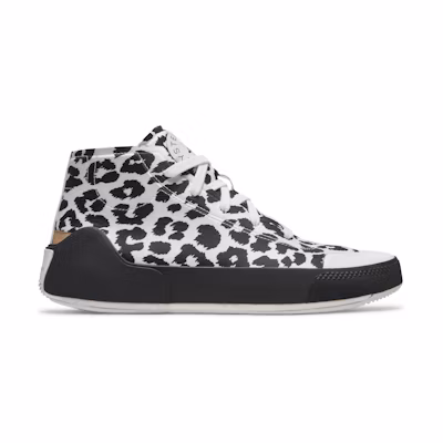 (W) Stella McCartney adidas Treino Mid 'Leopard Print - White'