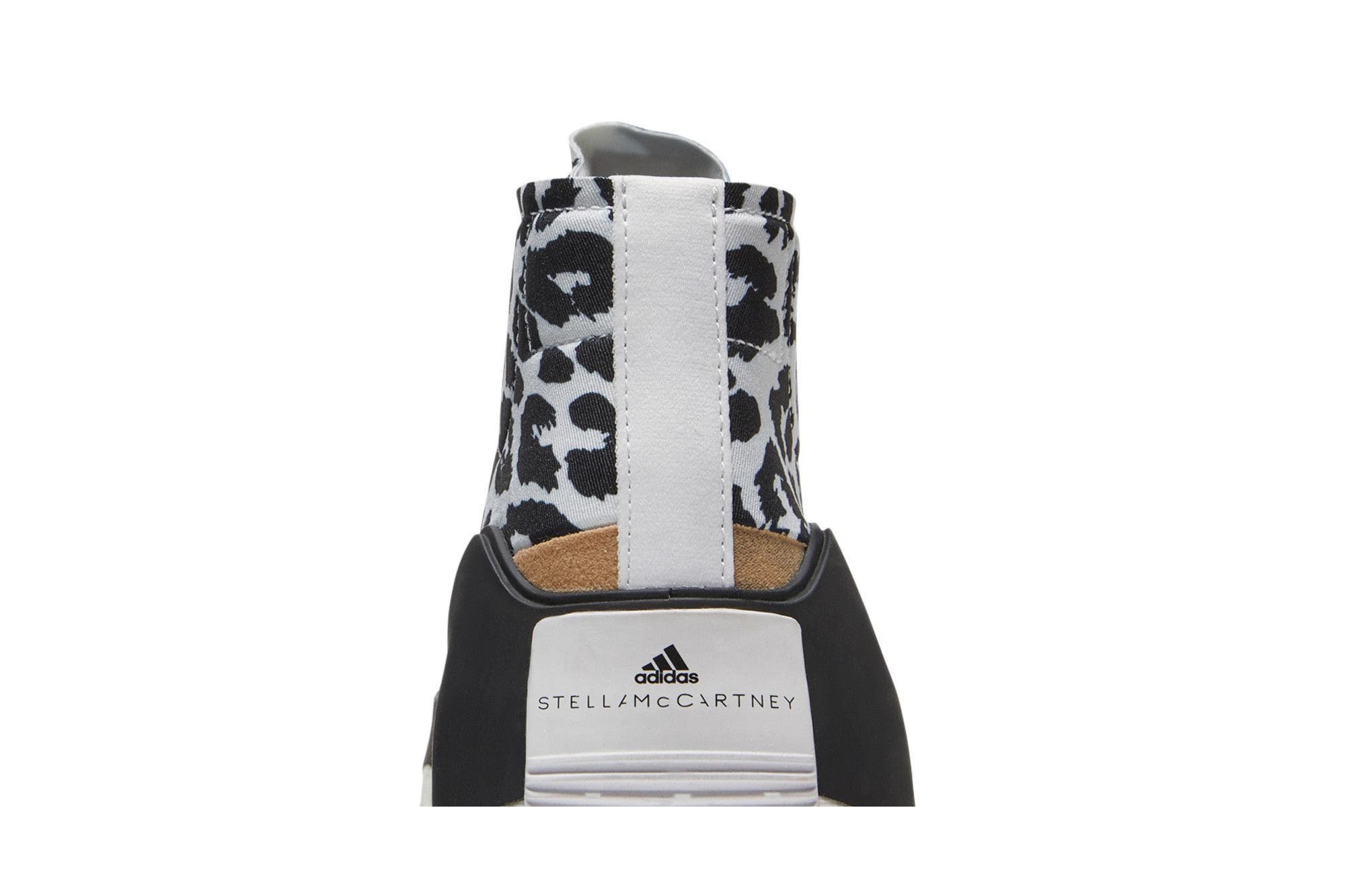 Cheap (Women) Stella McCartney x adidas Treino Mid 'Leopard Print - White' FY1179