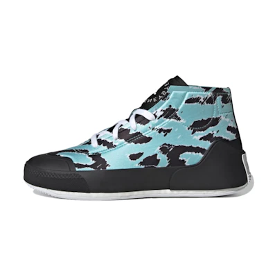 (W) adidas Stella McCartney adidas Treino Mid Graphic 'Black Blue'