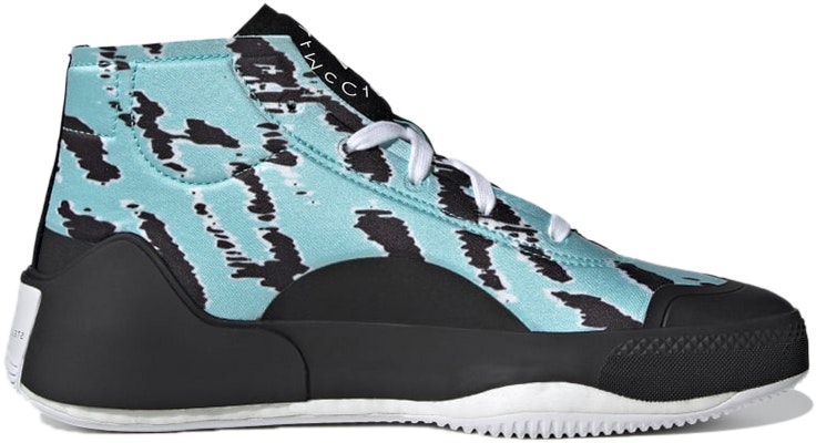 (Women) adidas Stella McCartney x adidas Treino Mid Graphic 'Black Blue' GZ4382 Order (Women) adidas Stella McCartney x adidas Treino Mid Graphic 'Black Blue' GZ4382