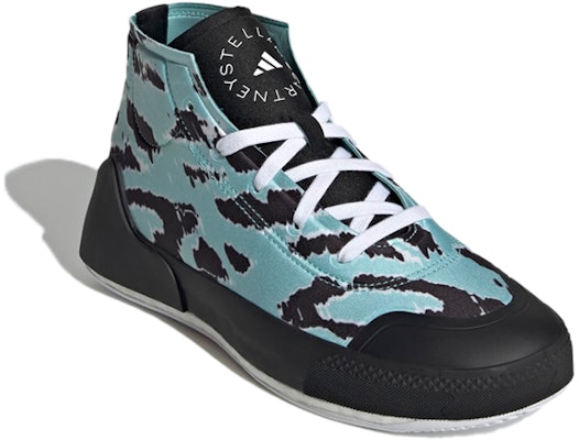 (Women) adidas Stella McCartney x adidas Treino Mid Graphic 'Black Blue' GZ4382 Lookbook (Women) adidas Stella McCartney x adidas Treino Mid Graphic 'Black Blue' GZ4382