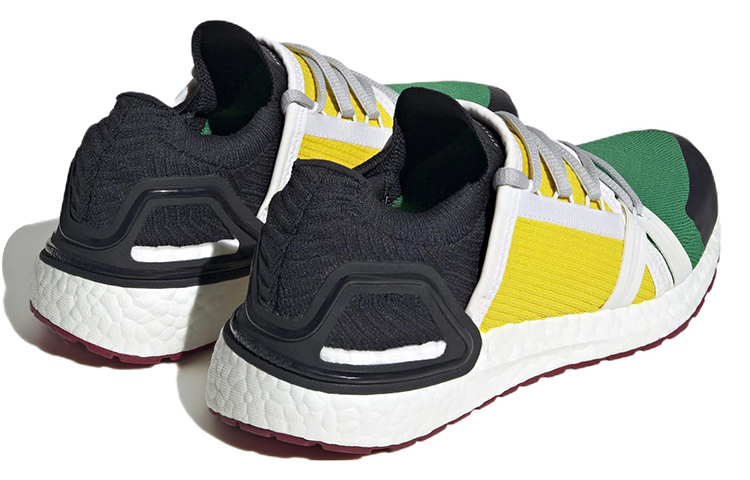 Shop （女款）Stella McCartney x adidas UltraBoost 20 '綠黃色紅' GX1568