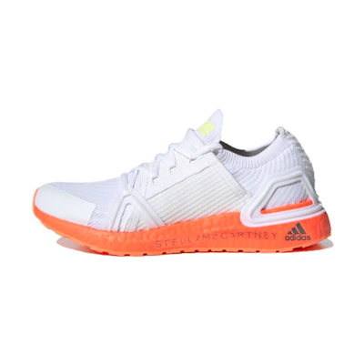 (W) Stella McCartney adidas UltraBoost 20 'White Solar Orange'