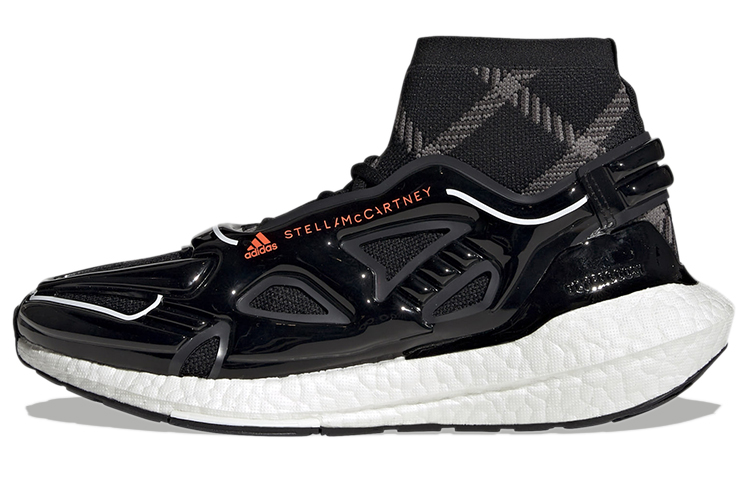 (Women) Stella McCartney x adidas UltraBoost 22 Elevated 'Core Black Signal Orange' HQ6187