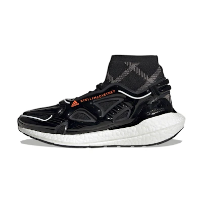(W) Stella McCartney adidas UltraBoost 22 Elevated 'Core Black Signal Orange'