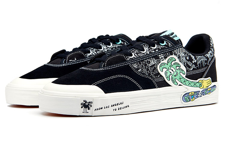 (W) Li-Ning Steven Harrington Hand-Plant Shoes 'Black Green' 圖 3