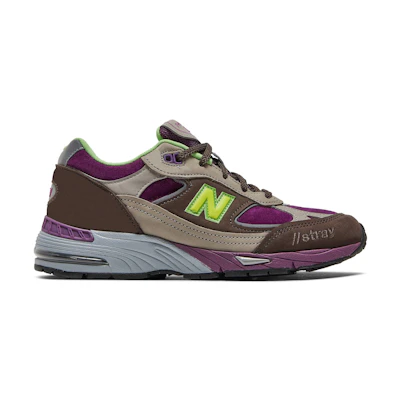 (W) Stray Rats NB 991 Made in England 'Purple Green'