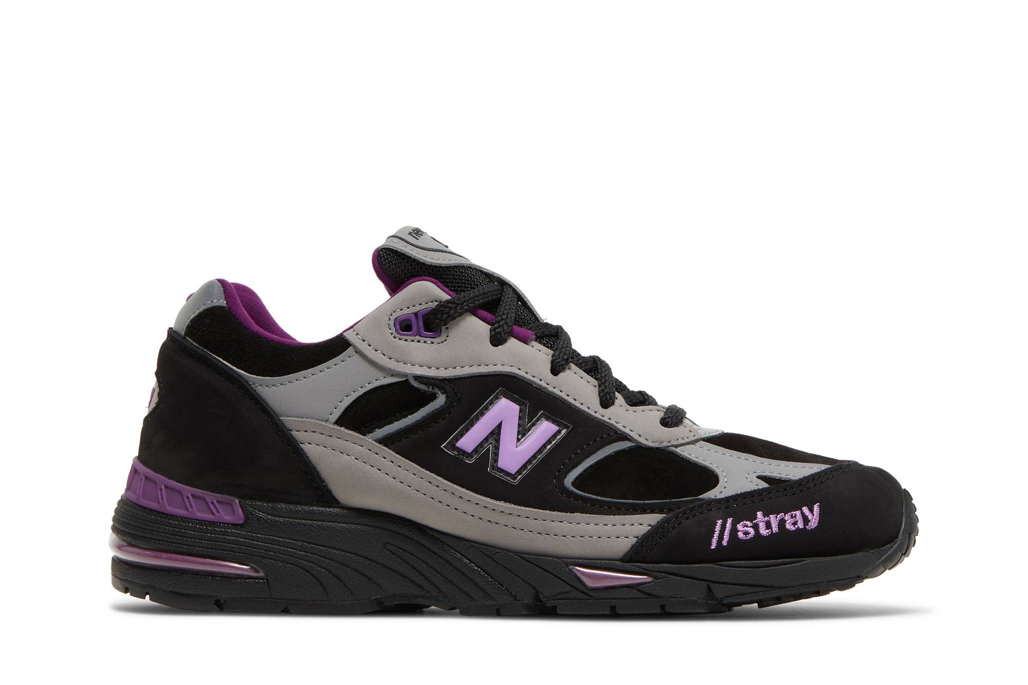 Buy (W) Stray Rats x New Balance 991 英国制造 黑紫配色 W991SRP