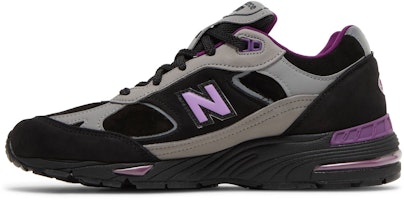 (W) Stray Rats x New Balance 991 Hecho en Inglaterra 'Negro Púrpura' W991SRP Lookbook (W) Stray Rats x New Balance 991 Hecho en Inglaterra 'Negro Púrpura' W991SRP