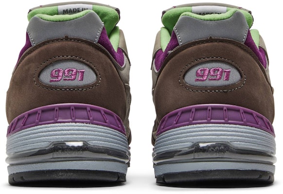 (W) Stray Rats x New Balance 991 Hecho en Inglaterra 'Morado Verde' W991SRG Details for (W) Stray Rats x New Balance 991 Hecho en Inglaterra 'Morado Verde' W991SRG