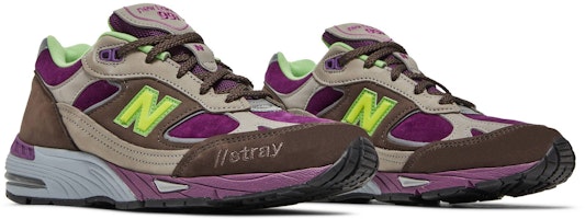 (W) Stray Rats x New Balance 991 Made in England 'Ungu Hijau' W991SRG Cheap (W) Stray Rats x New Balance 991 Made in England 'Ungu Hijau' W991SRG
