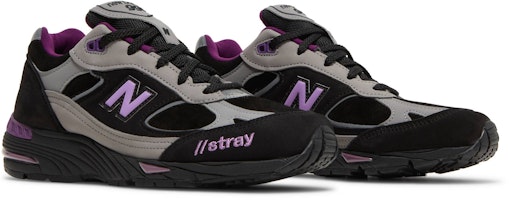 (W) Stray Rats x New Balance 991 Hecho en Inglaterra 'Negro Púrpura' W991SRP Cheap (W) Stray Rats x New Balance 991 Hecho en Inglaterra 'Negro Púrpura' W991SRP