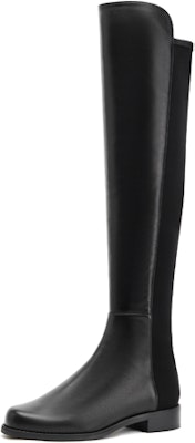 Stuart Weitzman/SW 5050 納帕皮革 高筒過膝女鞋 黑色 Lookbook Stuart Weitzman/SW 5050 納帕皮革 高筒過膝女鞋 黑色