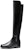 (Women) Stuart Weitzman 5050 'Black Nappa Leather and Fabric Over-The-Knee' ZL21795