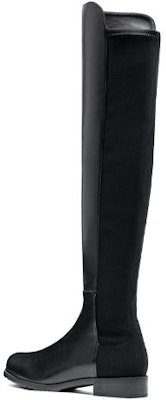 (W) Stuart Weitzman 5050 'Kulit Nappa Hitam dan Kain Di Atas Lutut' ZL21795 Shop (W) Stuart Weitzman 5050 'Kulit Nappa Hitam dan Kain Di Atas Lutut' ZL21795