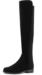 (W) Stuart Weitzman 5050 Boot 'Hitam Klasik Suede' 5050SUEDEBLACK Lookbook (W) Stuart Weitzman 5050 Boot 'Hitam Klasik Suede' 5050SUEDEBLACK