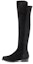 Buy (Women) Stuart Weitzman 5050 Over-The-Knee 'Black Suede' 5050SRGSUESTRGABRDNEBLACK