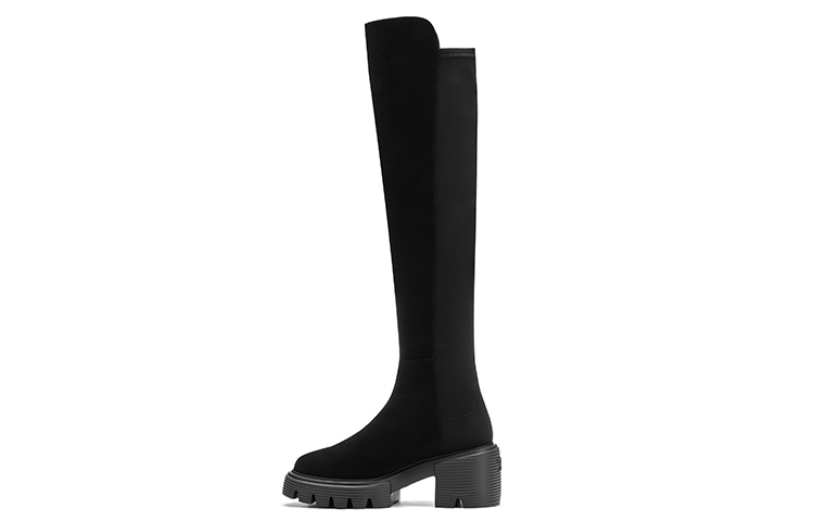 (Women) Stuart Weitzman 5050 Soho Boot 'Black Suede Over-The-Knee' SW2601010-BLK