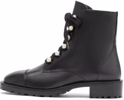 (Women) Stuart Weitzman 'Black Leather Versatile Comfort Ankle Martin Boots' SW1501061-BLK (Women) Stuart Weitzman 'Black Leather Versatile Comfort Ankle Martin Boots' SW1501061-BLK