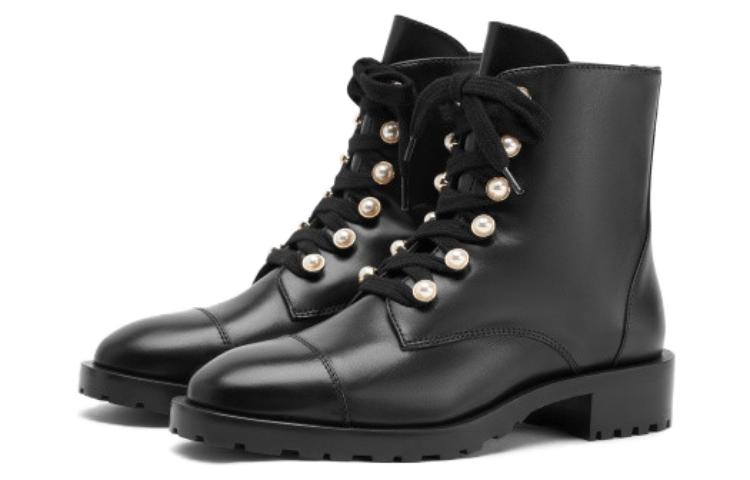 Lookbook (Women) Stuart Weitzman 'Black Leather Versatile Comfort Ankle Martin Boots' SW1501061-BLK