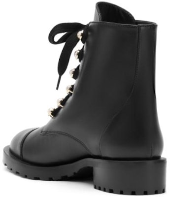 (Women) Stuart Weitzman 'Black Leather Versatile Comfort Ankle Martin Boots' SW1501061-BLK Shop (Women) Stuart Weitzman 'Black Leather Versatile Comfort Ankle Martin Boots' SW1501061-BLK