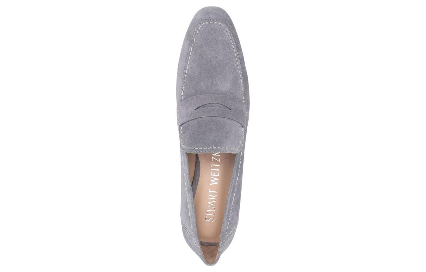 (W) Stuart Weitzman 'Jet Almond Toe Penny Loafer Grey' 圖 4