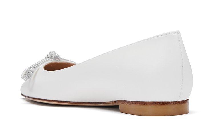 (W) Stuart Weitzman 'SW Bow Flat Nude' 圖 5