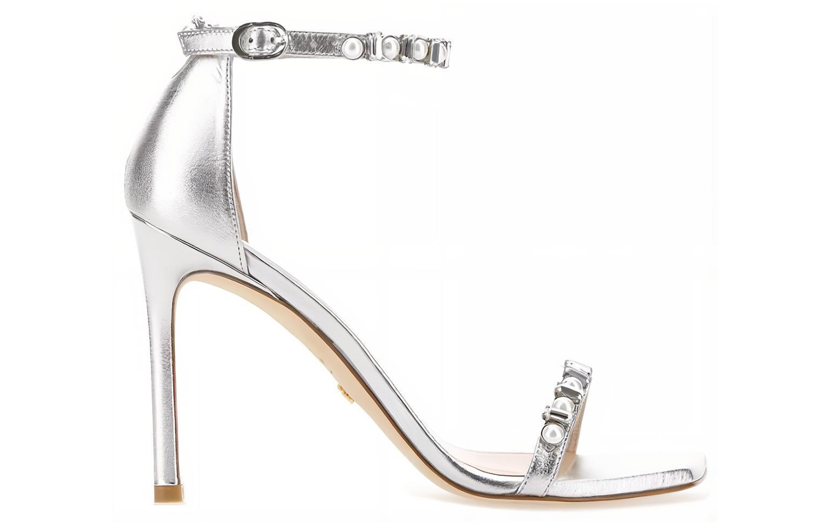 (W) Stuart Weitzman Amelina 'Metallic Chain Silver' 圖 2
