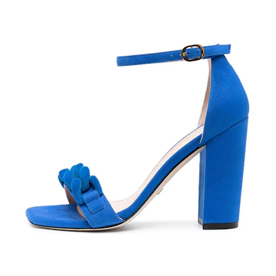 (W) Stuart Weitzman Amelina High Heel Sandals 'Simplified CMFT Blue'