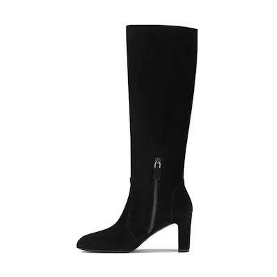 (W) Stuart Weitzman Ankle Boot 'Black 7.5cm Chunky Heel'