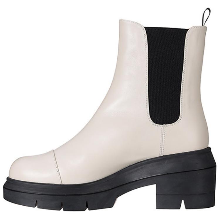 (W) Stuart Weitzman Ankle Boot 'Black and White'