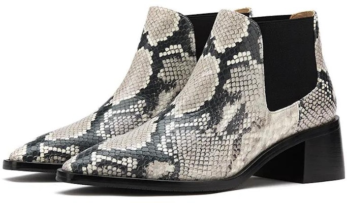 (W) 스튜어트 와이츠먼 흑백 앵클부츠 SW1501-PNT Shop (W) 스튜어트 와이츠먼 흑백 앵클부츠 SW1501-PNT