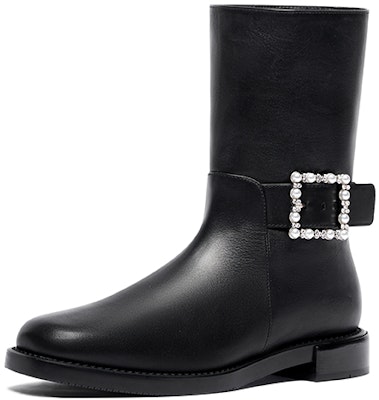 (W) Stuart Weitzman Sepatu Boot Tumit Tebal Hitam SW2501001-BLK Order (W) Stuart Weitzman Sepatu Boot Tumit Tebal Hitam SW2501001-BLK