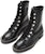 (W) Stuart Weitzman But Buku 'Kulit Hitam Lace-Up' KOLBIESMOSMOOTHCAIFBLACK