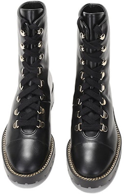 stuart weitzman/SW 牛皮革綁帶短筒靴 女款 黑色 Shop stuart weitzman/SW 牛皮革綁帶短筒靴 女款 黑色