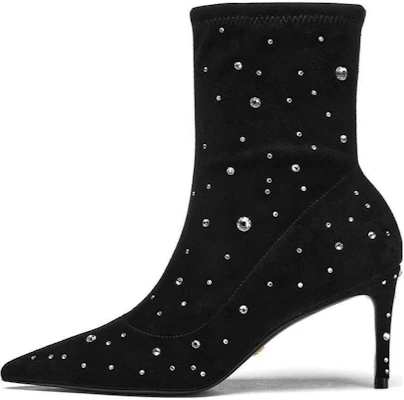 Stuart Weitzman/SW 皮革百搭簡約短靴 7.5公分 女款 黑色 Buy Stuart Weitzman/SW 皮革百搭簡約短靴 7.5公分 女款 黑色