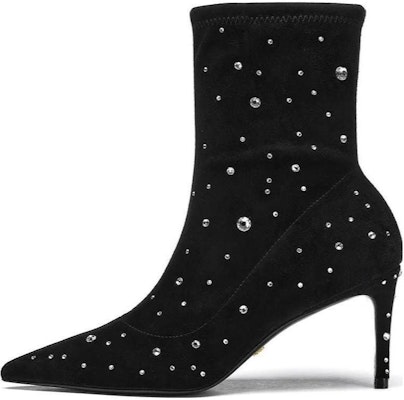 Stuart Weitzman/SW 皮革百搭簡約短靴 7.5公分 女款 黑色 Buy Stuart Weitzman/SW 皮革百搭簡約短靴 7.5公分 女款 黑色