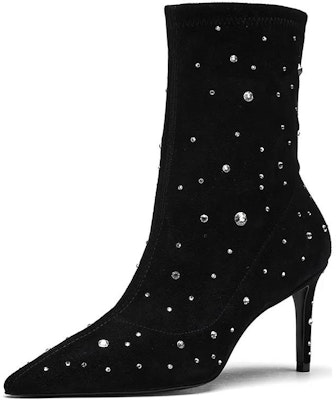 (W) Stuart Weitzman Sepatu Boot Ankle 'Hitam Minimalis' SW3101029-LK Lookbook (W) Stuart Weitzman Sepatu Boot Ankle 'Hitam Minimalis' SW3101029-LK