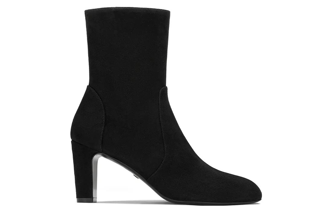 (W) Stuart Weitzman Ankle Boot 'Black Pointed Toe with Zipper' 圖 2