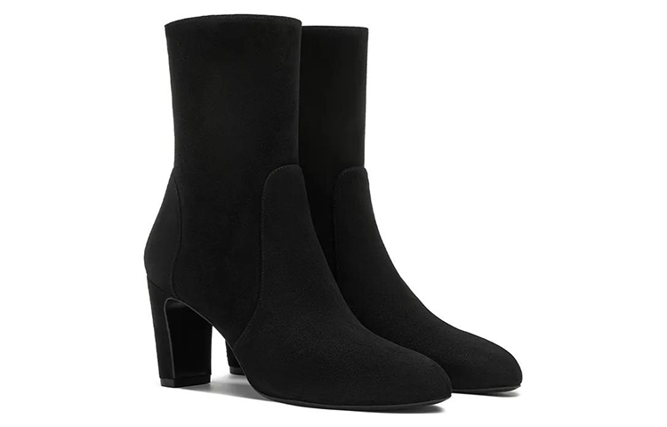 (W) Stuart Weitzman Ankle Boot 'Black Pointed Toe with Zipper' 圖 3