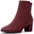 (W) Stuart Weitzman But Buku Lali 'Burgundy Chic' SW1601-HARPER-BOOTIE-60-BRO