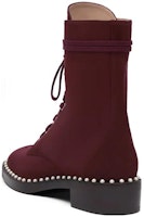 史都華·韋茲曼/SW 皮革 簡約時尚 短靴 2.5cm 女款 酒紅色 Purchase 史都華·韋茲曼/SW 皮革 簡約時尚 短靴 2.5cm 女款 酒紅色