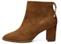 Buy (W) Stuart Weitzman But Ankle 'Camel Suede Lace-Up Tapak Blok' Grandiose-Suede-Saddle