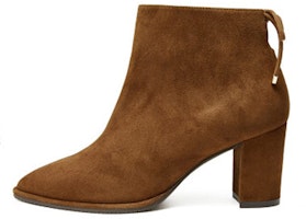 (Women) Stuart Weitzman Ankle Boot 'Camel Suede Lace-Up Block Heel' Grandiose-Suede-Saddle (Women) Stuart Weitzman Ankle Boot 'Camel Suede Lace-Up Block Heel' Grandiose-Suede-Saddle