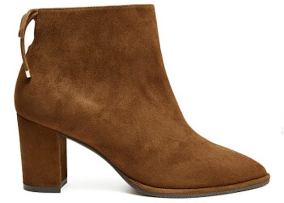 (Women) Stuart Weitzman Ankle Boot 'Camel Suede Lace-Up Block Heel' Grandiose-Suede-Saddle Order (Women) Stuart Weitzman Ankle Boot 'Camel Suede Lace-Up Block Heel' Grandiose-Suede-Saddle