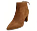 Lookbook (W) Botines Stuart Weitzman 'Camel Suede con Cordones y Tacón Grueso' Grandiose-Suede-Saddle