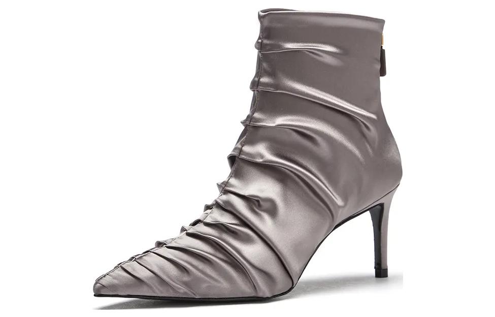 Lookbook (W) Bottines Stuart Weitzman ''Gris Argent Confort'' SW3101036-GRY