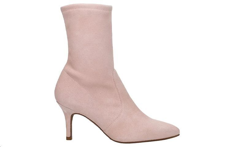 (W) Stuart Weitzman Ankle Boot 'Pink Suede' 圖 2