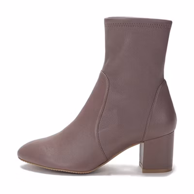 (W) Stuart Weitzman Ankle Boot 'Taupe Leather'